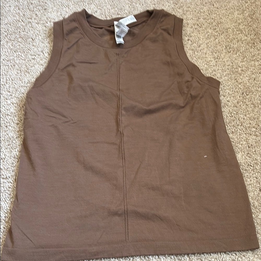 Athleta Brown Sleeveless Women's Top